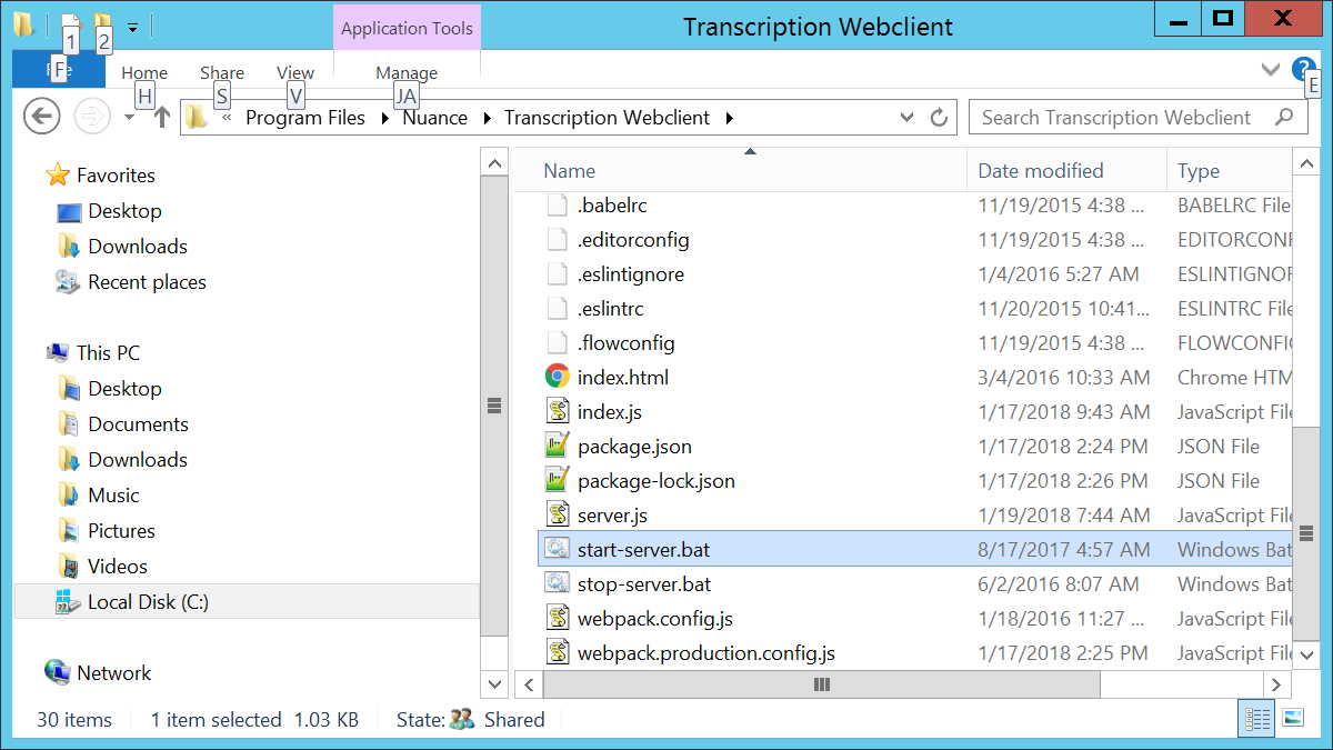 Inicializar Cliente Web de NTE