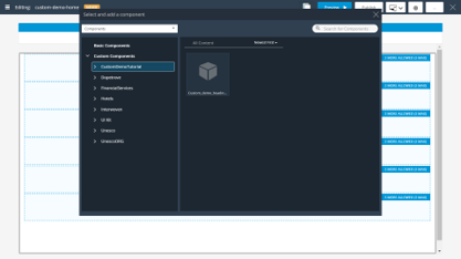 Añadir componente a la página