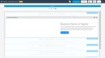 Componente personalizado añadido a una página