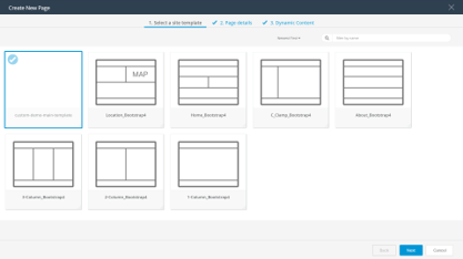 Crear una nueva página