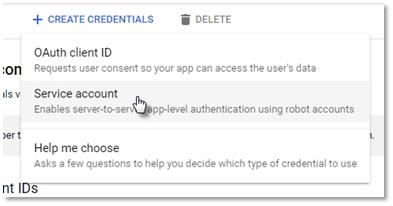 Enable Cloud Vision - Service Account