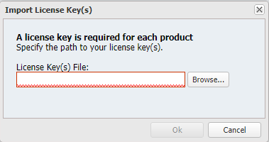 Qfiniti a license key is required for each product