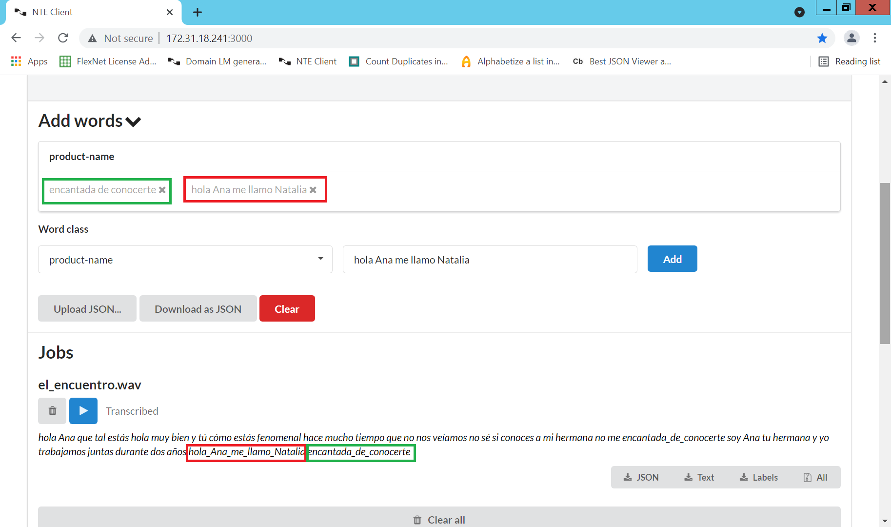 Transcribe the call for the 2nd time