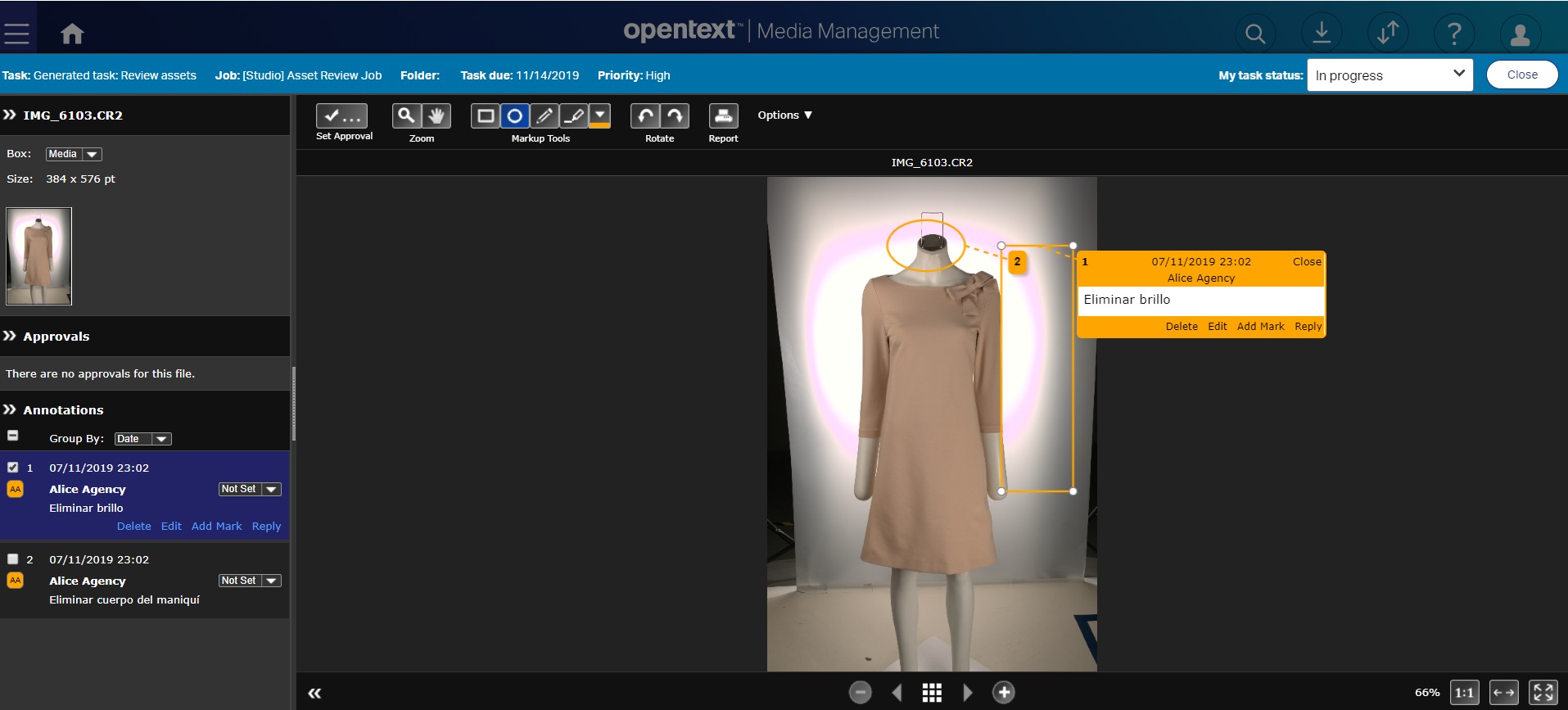 Creative Review OTMM con fichero CR2 Creative Review OTMM con fichero CR2