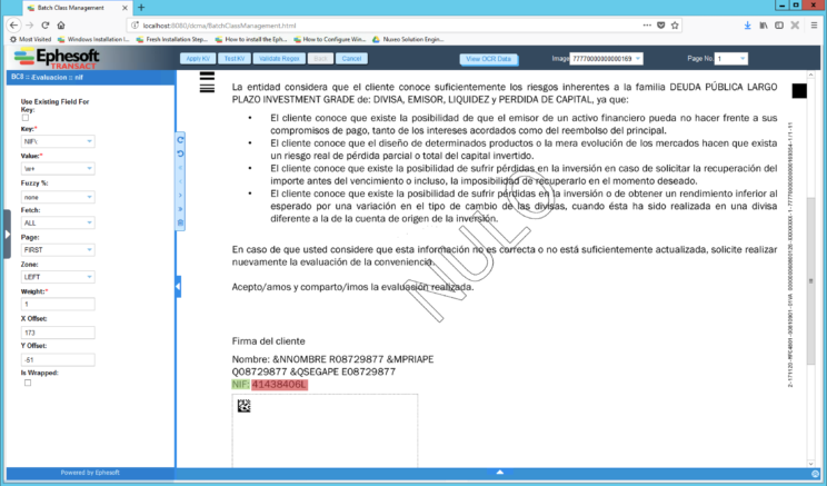 Ephesoft CMIS export config Ephesoft CMIS export config