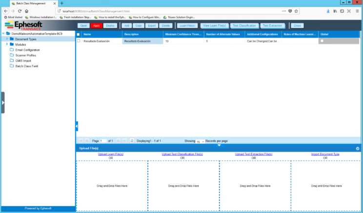 Ephesoft index fields Ephesoft index fields