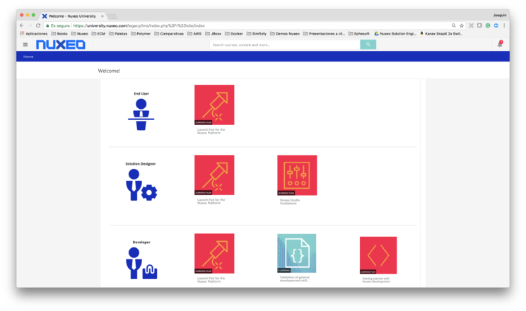 Nuxeo University: Planes de formación Nuxeo University: Planes de formación