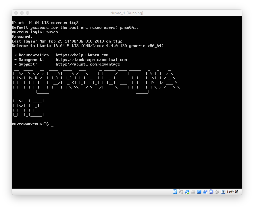 Nuxeo Virtual Machine. nuxeo user .profile Nuxeo Virtual Machine. nuxeo user .profile