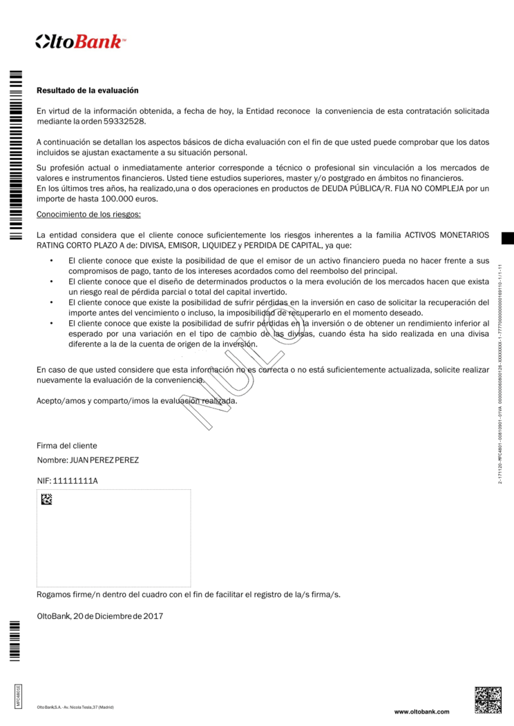 oltobank resultado evaluación oltobank resultado evaluación