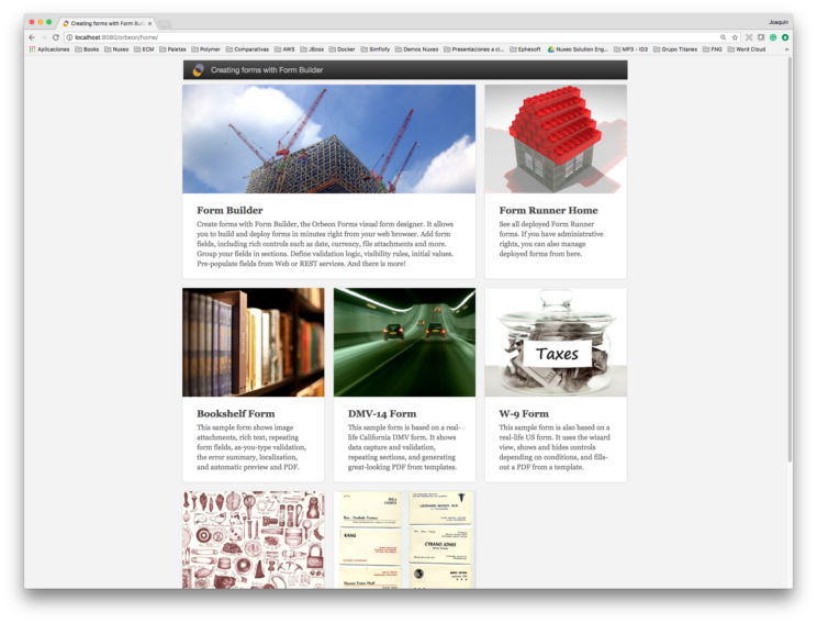 Orbeon home page Orbeon home page