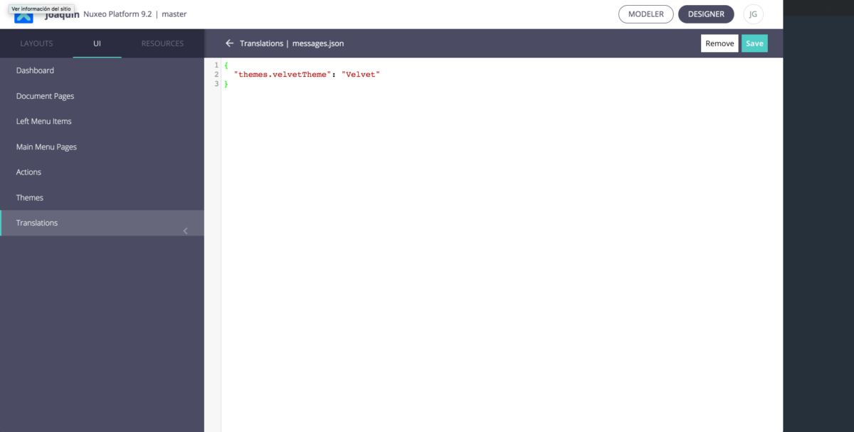 Studio Designer: UI translations Studio Designer: UI translations