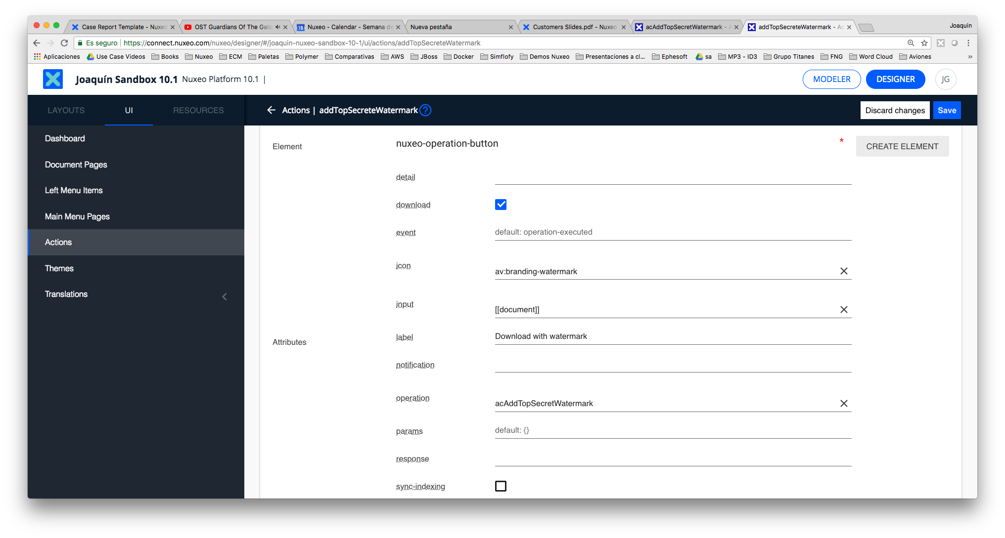 View Designer operation add watermark View Designer operation add watermark